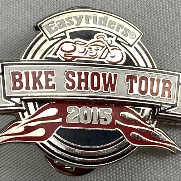 EASYRIDER  Pins  "BIKE SHOW" RIDE HARLEY BIKER VEST HAT PINS 2013 -2016 … - Picture 6 of 12